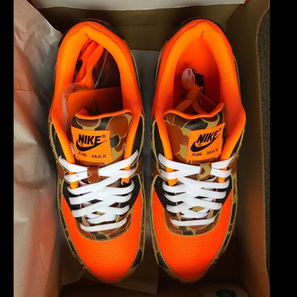 Nike Air Max 90 SP Orange Duck Camo AM90 - Picture 2 of 7
